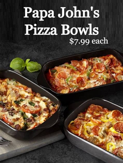 Papa John’s Introduces Pizza Bowls to its Pizza Lovers | Eat Specials