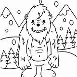 Yeti Coloring Pages Printable For Free Download sketch template