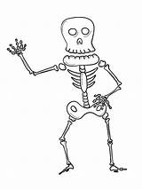 Funny Skeleton coloring Page  Download Print Or Color Online For Free sketch template