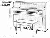 Grand Piano Coloring Pages sketch template