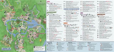 Disney's Animal Kingdom Map Theme Park Map - Disney Florida Maps 2018 ...