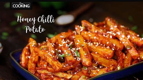 Crispy Honey Chilli Potato | Potato Recipes | Restaurant Style Chilli Potatoes | Veg Starter ...