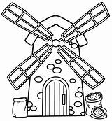 Mill With Grain coloring Page  Free And Printable sketch template