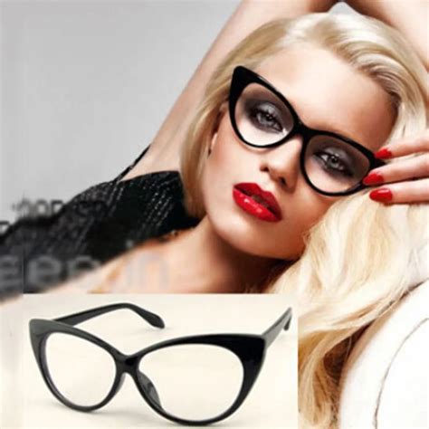 Classic Modern Elegant Cat Eyes Shape Glasses Frame For Ladies Acetate Optical Frames Retro ...