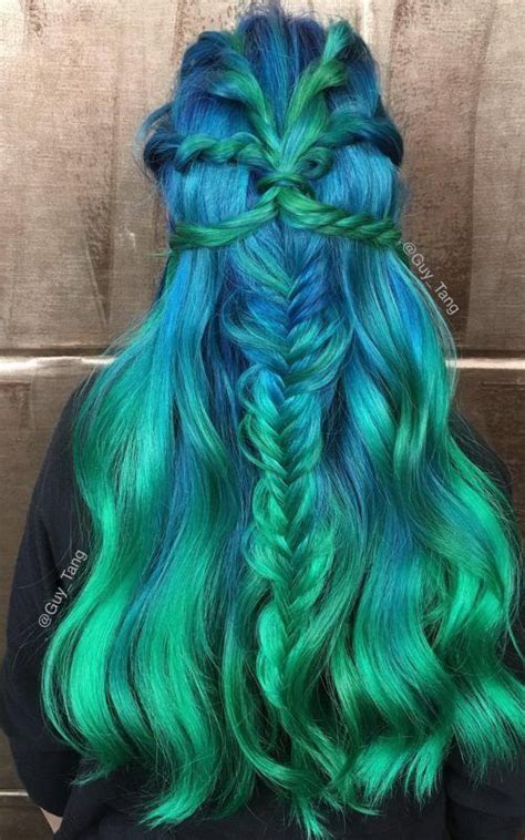 Vert Couleur des Cheveux des Idées pour 2017 Votre Coiffure | Turquoise hair color, Hair styles ...