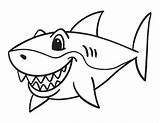 Shark Coloring Web Pages – 30 Printable Styles  Mobitool sketch template