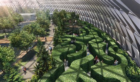 The Singapore Changi Airport Adds An Indoor Forest