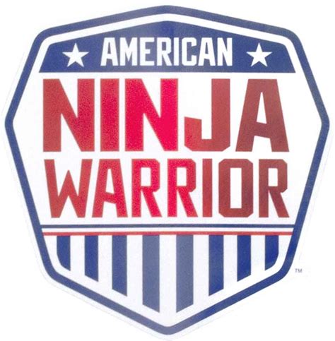 American Ninja Warrior 4” x 4” Official Shield Shape Stickers - Set of 6 | American ninja ...