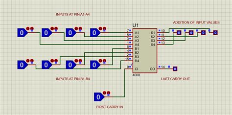 74ls83 4 Bit Full Adder Ic Pinout Proteus Examples Ap - vrogue.co