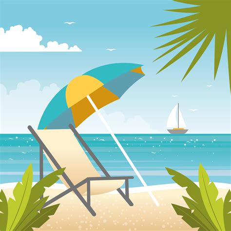 Vector Beautiful Summer Illustration 225491 Vector Art at Vecteezy