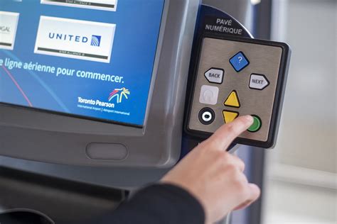 Accessible self-service check-in kiosks | Pearson Airport