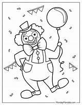24 Clown Coloring Pages Free PDF Printables sketch template