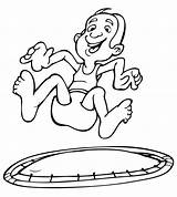 Trampoline Coloring Pages  Page Ultra sketch template
