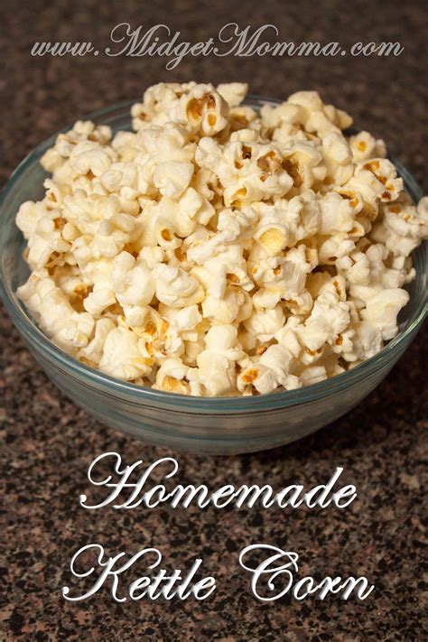 Homemade Kettle Corn Recipe