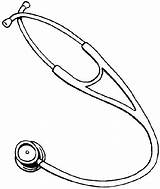 Stethoscope Coloring Page  Nation sketch template