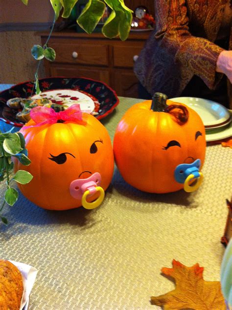 Adorable Baby Pumpkin Shower Favors