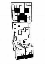 Minecraft Coloring Sheets Printable sketch template