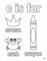 Letter C Coloring Pages  15 FREE Printabulls c sketch template