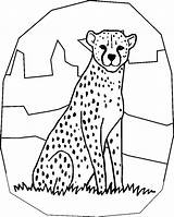 Free Printable Cheetah Coloring Pages For Kids sketch template
