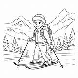 Page 8  Coloring Skis Images Free Download On Freepik sketch template