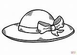 Hat Sun Coloring Pages Template Drawing Hats Patterns Ladies Sunbonnet  sketch template