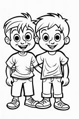 Brother Coloring Pages  ColoringDraftcom sketch template