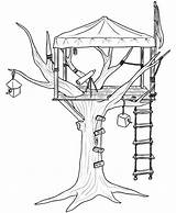Tree House Coloring Pages At GetColoringscom  Free Printable sketch template