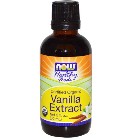 Now Foods, Healthy Foods, Organic, Vanilla Extract, 2 fl oz (60 ml) - iHerb