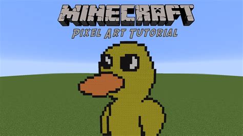 Minecraft Pixel Art Tutorial: Duck Song - YouTube