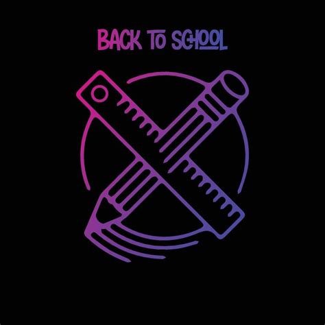 back to school logo vector 13489686 Vector Art at Vecteezy