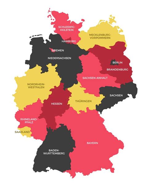 Germany States Map | High Resolution Download