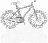 Bicycle Coloring Pages To Download And Print For Free sketch template