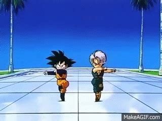 Goten and Trunks First Fusion To Form Gotenks on Make a GIF