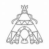 Tepee coloring Page For Kids ♥ Online And Print Free sketch template
