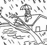 Natural Disaster Coloring Book Sketch Page sketch template