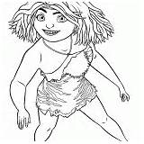 Coloring Page  Grug Croods sketch template