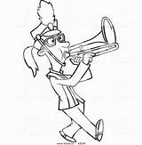 Trombone Coloring Page At GetDrawings  Free Download sketch template