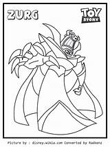 Radkenz Artworks Gallery Toy Story Zurg Coloring Page sketch template