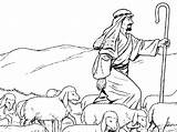 Pastor El Para Shepherd Buen Dibujos Good Coloring Colorear La Perdida  sketch template
