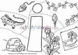 I Spy Alphabet Colouring Page I sketch template