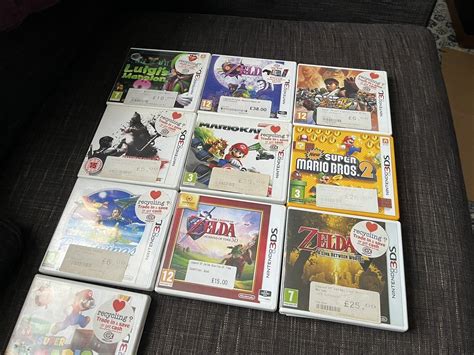 Nintendo 3DS XL Console Bundle Plus 10 Games, Right Joystick Adapter ...