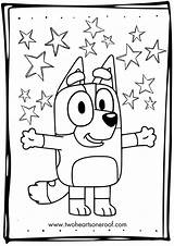 Bluey Colouring Pages FREE Printables  Two Hearts One Roof sketch template