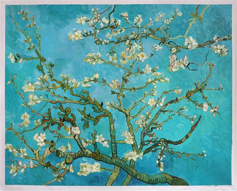 Branches with Almond Blossom 1885 - Vincent van Gogh Paintings