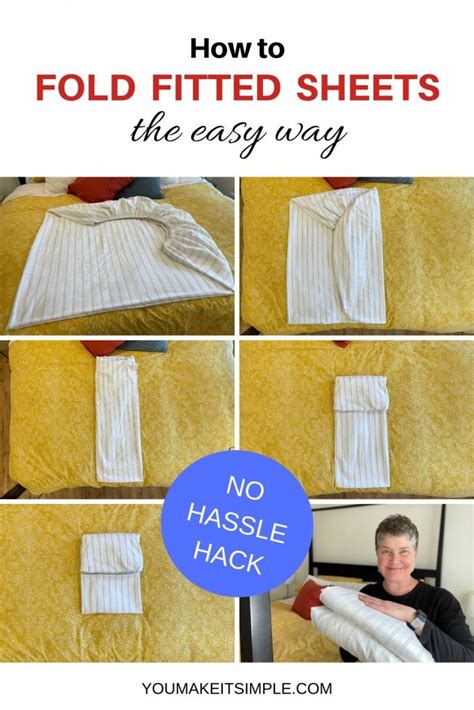 How To Fold a Fitted Sheet the Easy Way | Simple Hack - You Make It Simple