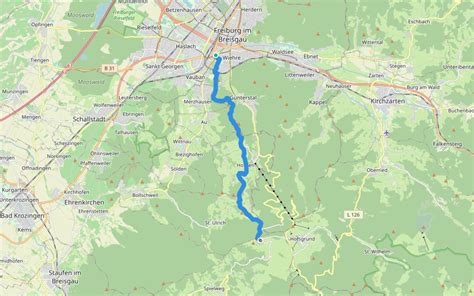 Blue diamond Freiburg - Horben - Eckhof - Gießhübel - Schauinsland Hiking Trail - Baden ...