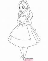 Free Printable Alice In Wonderland Coloring Pages  Disneyclipscom sketch template
