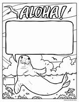 Hawaii Endangered Animals Coloring Pages sketch template