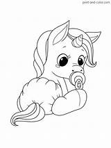 Free Unicorn Coloring Pages Cute sketch template