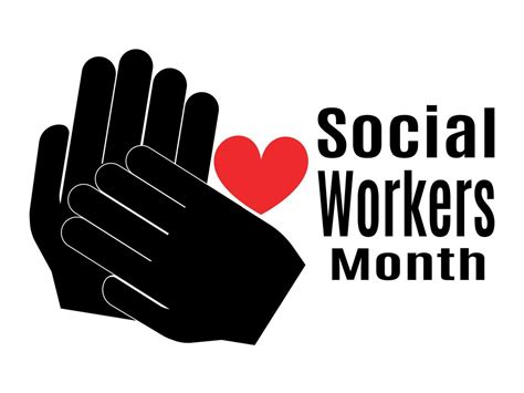 Social Workers Month, Idea for a poster, banner, flyer or postcard ...