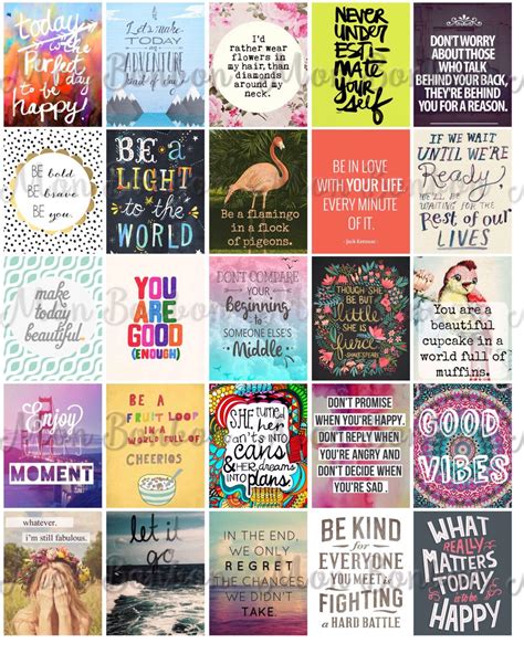 Journal Quotes Stickers Printable